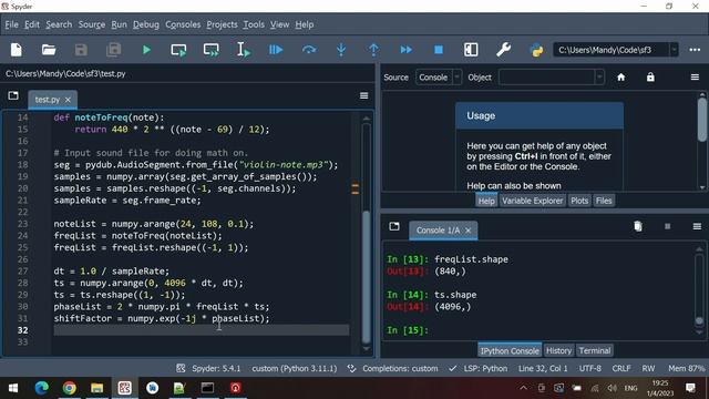 Using Python (numpy) to determine sound spectrum from mp3 file смотреть онлайн