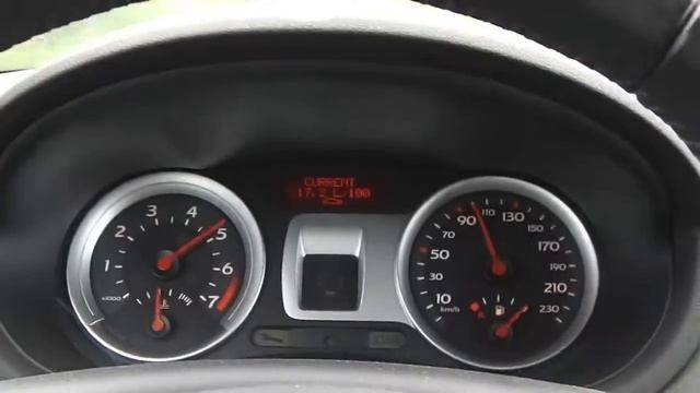 Renault Clio 1.6 16V acceleration 80-120 on 3rd gear смотреть онлайн