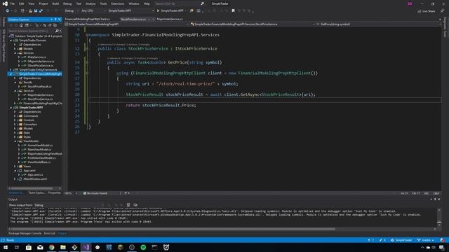 Fetching Stock Prices and Refactoring API Calls - FULL STACK WPF (.NET CORE) MVVM #7 смотреть онлайн