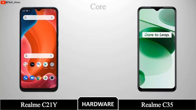 Realme C35 vs Realme C21y смотреть онлайн