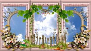 Футаж Ворота в рай HD