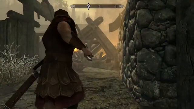 He went ragdoll mode😄 (SkyRim) смотреть онлайн