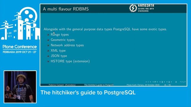 Federico Campoli - The hitchiker's guide to PostgreSQL смотреть онлайн