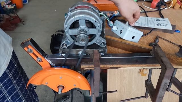 Делаю отрезной станок с двигателем от стиральной машины. Что то пошло не так смотреть онлайн