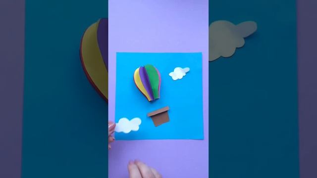 Сделаем аппликацию из цветной бумаги ?. Воздушный шар ☀️ #леорисует #леошколасад #онлайн_рисование смотреть онлайн