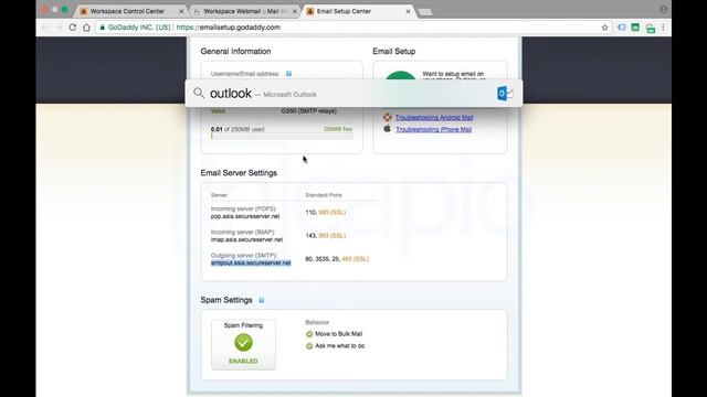 How to Create Email in the Workspace Webmail | GoDaddy | Apple Mail & Outlook Integration | 2018 смотреть онлайн