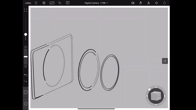 Making a digital camera in Gravity Sketch iPad - Live Sketch смотреть онлайн