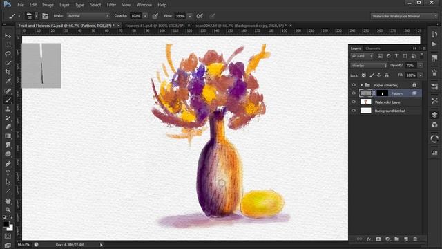Digital Watercolor Painting in Photoshop: Patterns & Textures смотреть онлайн
