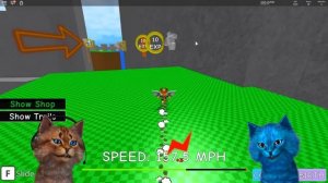 Котик Игроман и Котёнок Лайк В СИМУЛЯТОРЕ ПАРКУРА! Roblox Parkour Simulator
