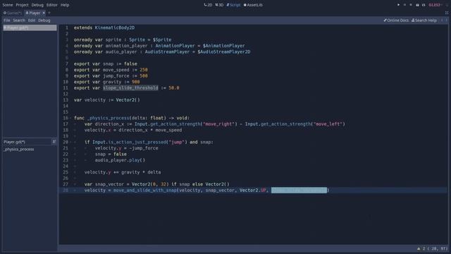Improvements to KinematicBody2D in Godot 3.1: platformer (tutorial) смотреть онлайн