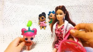 Куколка ЛОЛ заболела! Лечим куклу ЛОЛ!