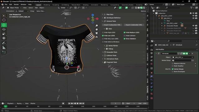 [Tutorial] Create custom freemode clothing using Sollumz Blender смотреть онлайн