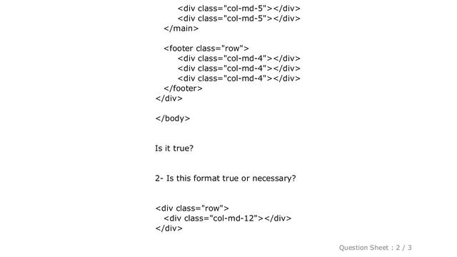 HTML : Bootstrap3: what is standard Structure and Layout? смотреть онлайн