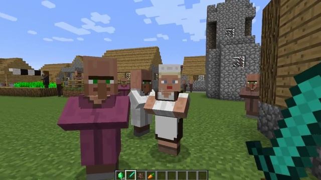 Обзор модов minecraft [Village Taverns mod 1.7.2] новые жители смотреть онлайн