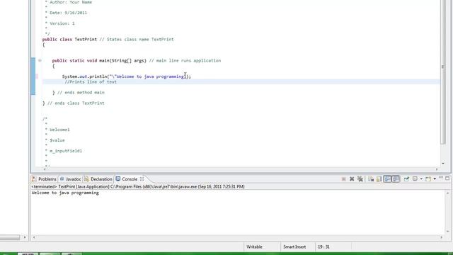 Programming in Java - Lesson 2.5: More wiht System.out.print смотреть онлайн