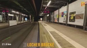 🇩🇪 Вупперталь, Германия - ночная поездка по подвесной железной дороге (2024) 4K