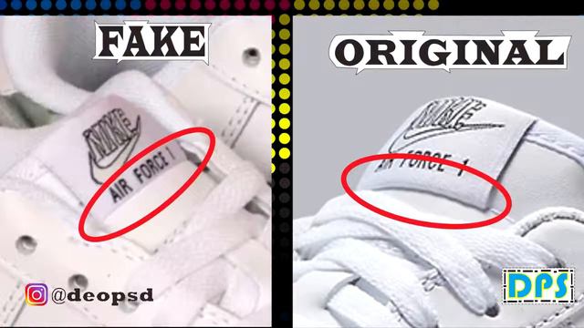 Nike Air Force 1 Low Skeleton Original & Fake