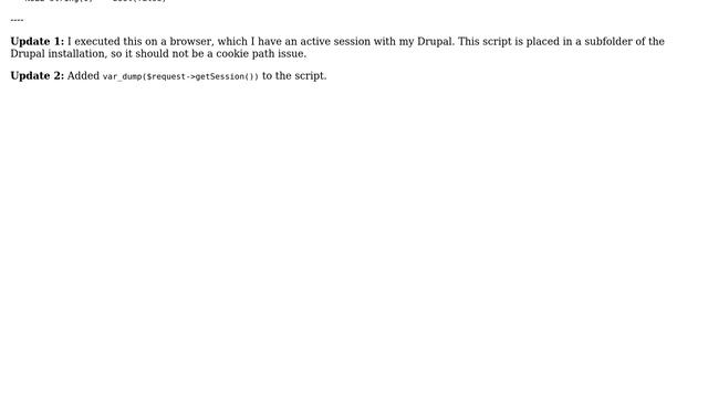 Drupal: How to bootstrap a custom script and retrieve the session object? смотреть онлайн