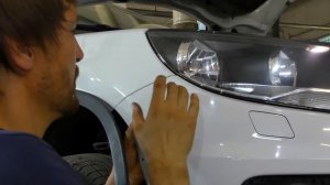 Тигуан снятие бампера!!!