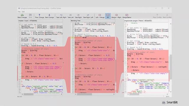 How to Resolve Git Merge Conflicts with SmartGit смотреть онлайн