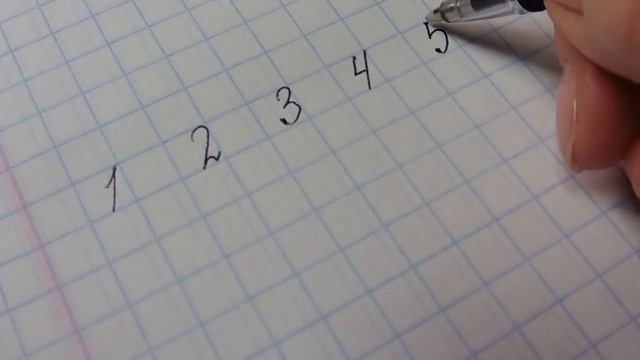Учимся писать цифры 1,2,3,4,5 в 1 классе 1,2,3,4,5 смотреть онлайн