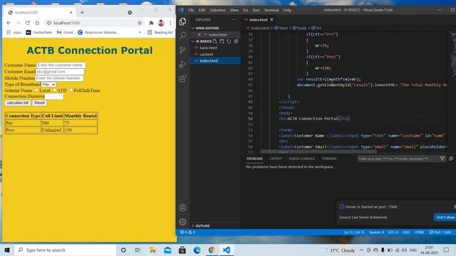 Live Server not Opening in Browser In Visual Studio Code | Solution less than 3 minutes. смотреть онлайн