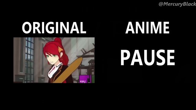RWBY Food Fight Original Vs Anime Comparison смотреть онлайн