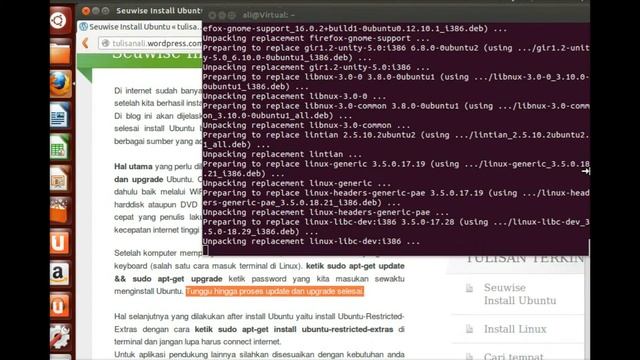 update & upgrade Ubuntu смотреть онлайн