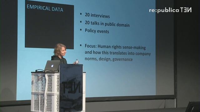 re:publica 2016 – Rikke Frank Joergensen: Online platforms as human rights arbiters смотреть онлайн