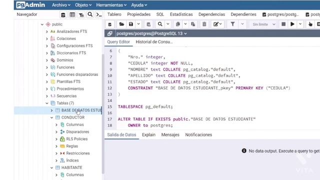 Crear tablas e insertar datos en Pgadmin - sala 4 смотреть онлайн