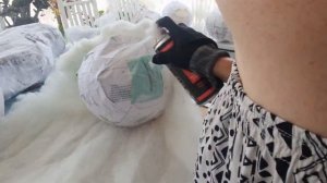 Мастер класс по созданию облака из синтепона.