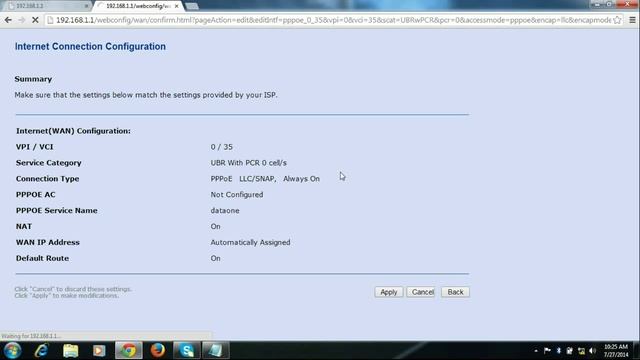 How To Configure VMC AN102021  ADSL WIFI Modem