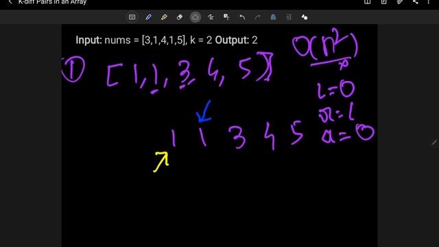 K-diff Pairs in an Array | LeetCode 532 смотреть онлайн
