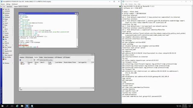 Import and Export (vs. Backup) in RouterOS смотреть онлайн