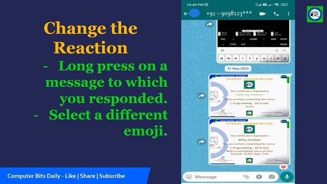 WhatsApp Message Reactions feature | How to React on WhatsApp message | ? ? ❤️ ? ? смотреть онлайн