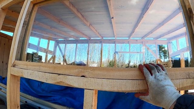 Каркасник 6х4. Часть #1. Обзор каркаса, как собирали, фундамент под каркас. Тренировочная стройка. смотреть онлайн