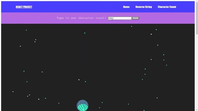 REACT Web Application Count Character смотреть онлайн