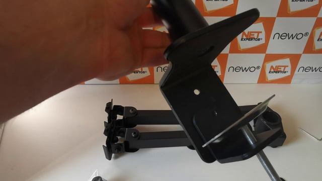 Soporte Doble Monitor Escritorio altura ajustable 13 a 27 Newo MV1224 смотреть онлайн