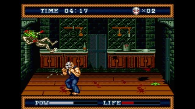 Sega Mega Drive 2 (Smd) 16-bit Splatterhouse 3 Stage 1