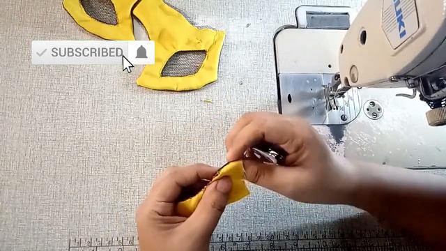 [Mortal Kombat] EASY "Scorpion" Face Mask w/ filter pocket [free pattern you can download] смотреть онлайн