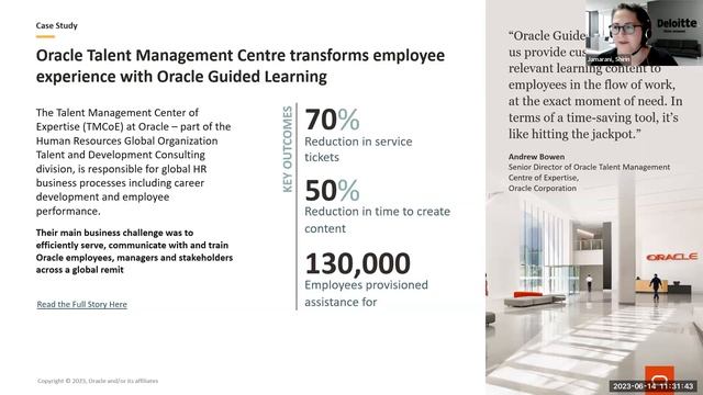 Oracle Guided Learning for PeopleSoft Webinar 14 June 2023 смотреть онлайн
