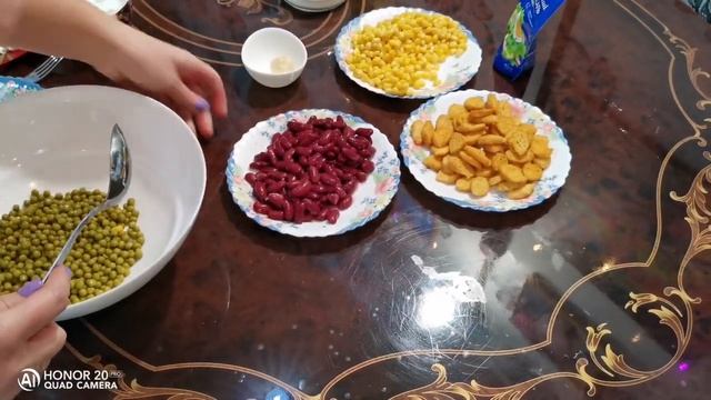 Гренки, быстрый салат. Завтрак за 5 минут!.mp4