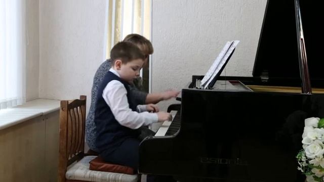 Фортепианный дуэт "Мастер и ученик" ГУО ДШИ №4 г. Витебск смотреть онлайн