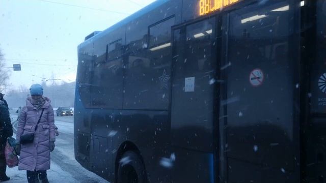 Первое видео про автобус на канале! КАвЗ-4270 по 88 маршруту, г. Новокузнецк.