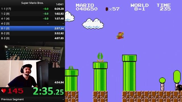 Super Mario Bros. - Speedrun Мировой рекорд - Супер братья Марио Спидран World Record.mp4