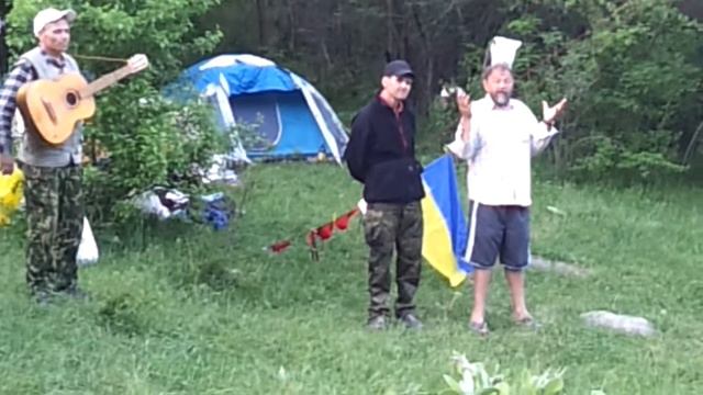 Майский поход, Крым 2013, Ангарский перевал, Посвяящение в туристы, франменты 1 смотреть онлайн