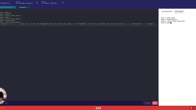 random MadLib I made with python 2 смотреть онлайн