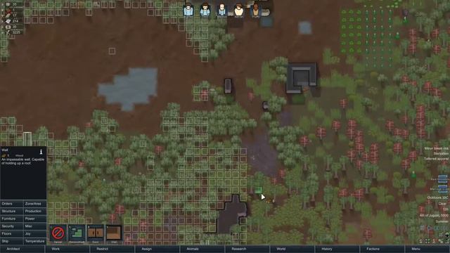 RimWorld BETA 18 Let's Play - E.4 - Border Wall! смотреть онлайн