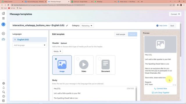 How to Create Interactive WhatsApp Template with Call to Action Buttons (WhatsApp Cloud API) смотреть онлайн