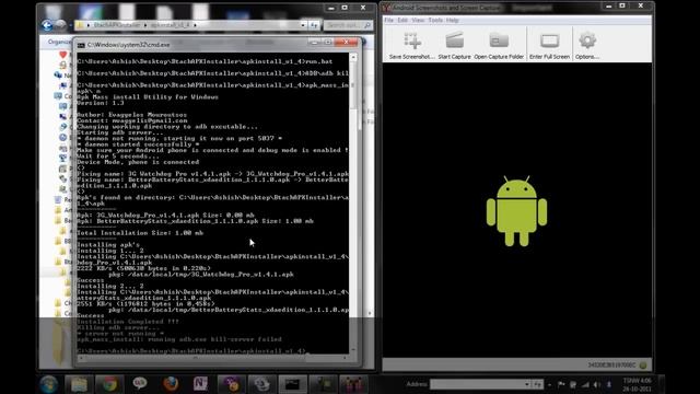 Batch Install APK in Android Phone смотреть онлайн